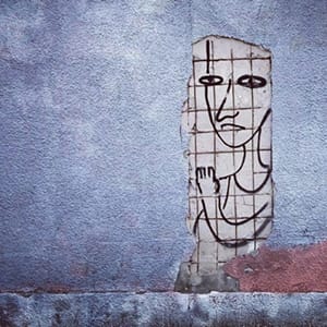 artwork depicting a single person