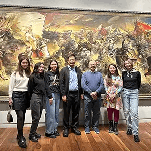 Pegasus Professor Naim Kapucu and colleagues on his Fulbright trip