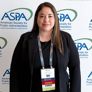 School of Public Administration doctoral candidate Stephanie King