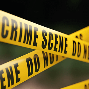 Crime scene tape